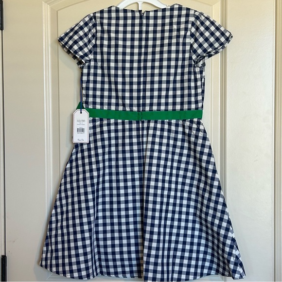 NWT Sz12 Classic Prep Ann Gingham Taffeta Dress - Picture 2 of 10